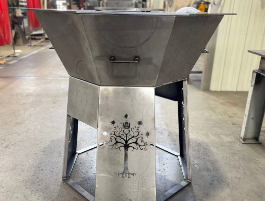 Fabrication d’un brasero sur-mesure dans notre atelier finalisé - 38
