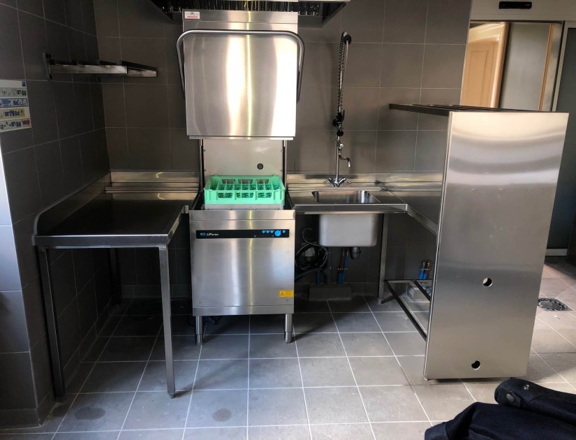Cuisine professionnelle en inox